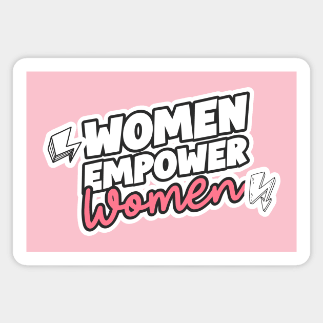 international womens day feminist girl power Sticker by Tip Top Tee's